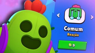 COMPREI O EMOJO DO SPIKE!!!! Brawl Stars