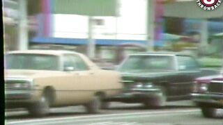 Dangerous intersection: Mission Bay and Garnet in Pacific Beach, San Diego 1979