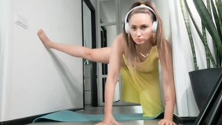 Leg stretching and gymnastics | Flexible yoga | flexibility exercise