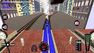 Train Simulator 3D Train Games (Early Access) - Challange Mode - Level 8 Fail Hit The Car