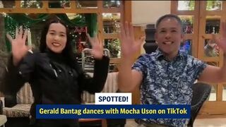 Spotted! Gerald Bantag dances with Mocha Uson on TikTok