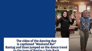 Spotted! Gerald Bantag dances with Mocha Uson on TikTok