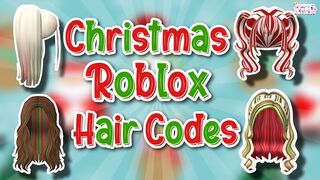 CHRISTMAS ROBLOX HAIR CODES FOR BERRY AVENUE, BLOXBURG & ALL ROBLOX GAMES THAT ALLOW CODES! ????????