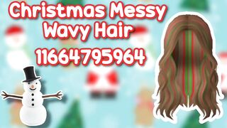 CHRISTMAS ROBLOX HAIR CODES FOR BERRY AVENUE, BLOXBURG & ALL ROBLOX GAMES THAT ALLOW CODES! ????????