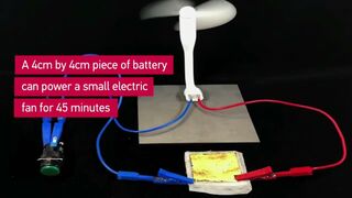 Prototype paper based flexible batteries they decompose completely after being discharged