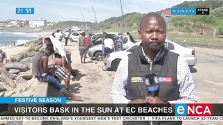 Visitors bask in the sun at Eastern Cape beaches