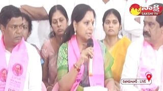 MLC Kalvakuntla Kavitha Challenge To PM Modi | తెలంగాణ వ్యాప్తంగా మహాధర్నాలు | Sakshi TV