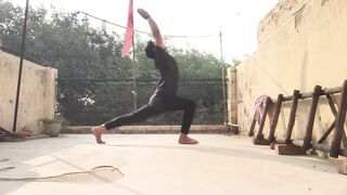 Anjaneyasana -How To Do Low & High Lunge Pose |Yoga With Rahul|
