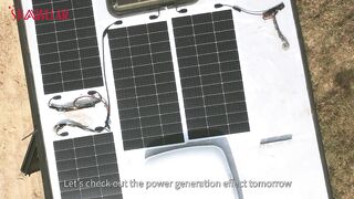 Shawllar Flexible Solar Panel RV Installation