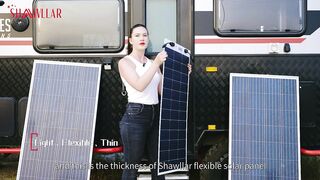 Shawllar Flexible Solar Panel RV Installation