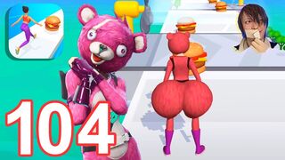 Twerk Race 3D — Running Game All Levels Android Gameplay with Webcam | LEVEL 104 Skin from fortnite