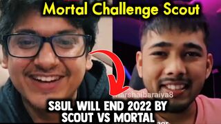 Scout vs Mortal at the End of 2022 | Mortal Challenge Scout