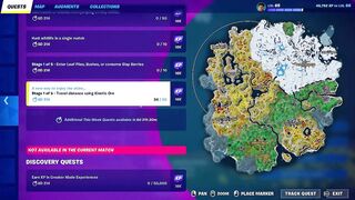How to EASILY Travel distance using Kinetic Ore | Fortnite Challenge Guide