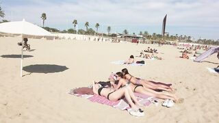 Spain's Best Beaches - Amazing Barcelona Beach Walk #8