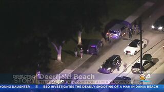 Deerfield Beach shooting injured teen