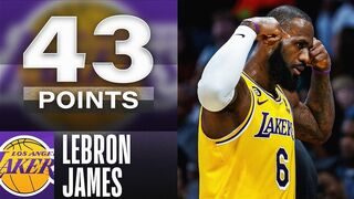 LeBron James Joins MJ In NBA History With Back-To-Back 40+ Point Games | January 2, 2023