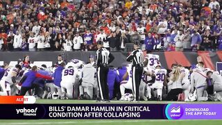 Buffalo Bills’ Damar Hamlin in critical condition after collapsing at NFL game