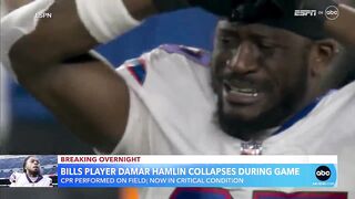 NFL game suspended after Bills player collapses on field l GMA