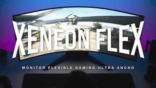 CORSAIR XENEON FLEX 45WQHD240 OLED - Pantalla para juegos flexible ultra ancha