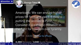 Liberal Celebrity Tells Us High Prices For Food & Gas Is A "Patriotic Donation" To  Fight Tyranny