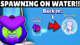 Blocking Empty Spaces & Re-Spawning Teammate on Water!? | Brawl Stars Experiments #biodome