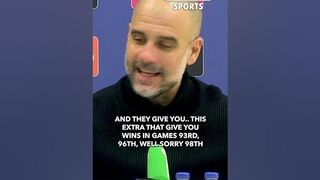 'Still Arsenal are favourites.. Winning games in 96th, sorry 98th!' | Pep Guardiola dig at Arsenal?
