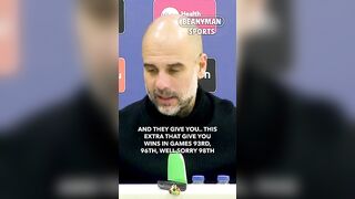 'Still Arsenal are favourites.. Winning games in 96th, sorry 98th!' | Pep Guardiola dig at Arsenal?