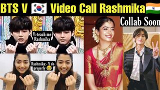 Indian Army ये देखो ???????? BTS V & Rashmika Mandanna Video Call ???? Funny Video Call ???? #bts #v #kpop #jk