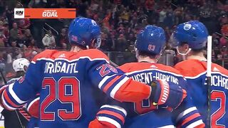 Oilers' Ryan Nugent-Hopkins Extends Point Streak To Six Games With Power Play Goal vs. Coyotes