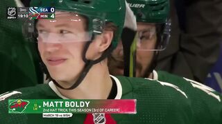 Wild's Matt Boldy Cannot Be Stopped, Scores Second Hat Trick In Five Games
