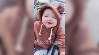 funny babies videos ❤ Try Not To Laugh #148 || JigooliVigooli #shorts #baby #funny