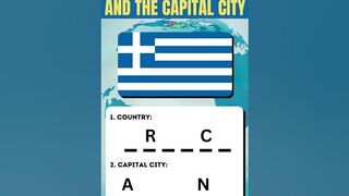 GUESS THE COUNTRY AND THE CAPITAL CITY PT2 #shorts #quiz #flag #challenge #viral #geography