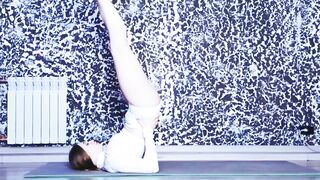 Yoga & Gymnastics with Lera Beautiful Back #contortion#yoga#stretching#fitness#viral