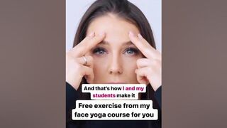 Face yoga will remove droopy eyelids better #faceyoga#shorts#droopyeyelids#wrinkles#facefitness