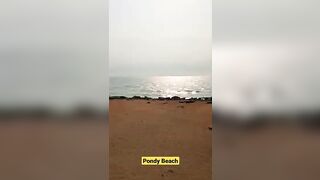 Pondicherry Beach #shortsvideo #shorts