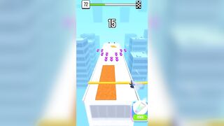 Satisfying Mobile Games 2023 - Roof Rails All Levels Gameplay Walkthrough Android, ios max Level 72