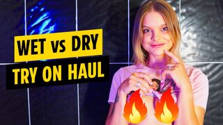 Shower With Me! WET vs Dry Try On Haul | So Sweet