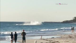 Mum and son recount plane crash into ocean at WA beach | 9 News Australia