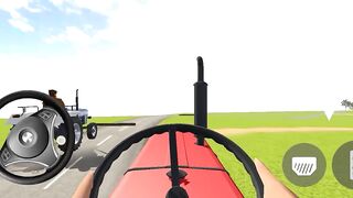 Indian desi tractor trolley game||travel tractor trolley game||tractor game play #744