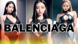 Balenciaga Lingerie AI Art Sexy Cosplay Lookbook AIアートセクシーコスプレルックブック」と翻訳されます 4K