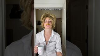 POV: First day of school. Part 1. #comedy #funny #skit #school