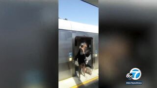 Woman says she was attacked, punched on Metro train in Long Beach