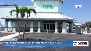 Fort Myers Beach Publix reopens after months of post-Ian repairs