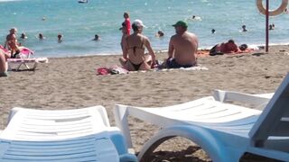 Trendy Bikinis on the Seaside