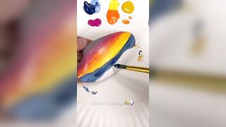 Easy seashell painting idea ????????#art #painting #artsandcrafts #beach #seashells #easypainting #diy