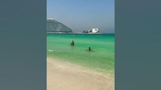 Jumeirah beach ????️ Dubai habibi #beach #shortsbeta