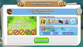 BTD 6 - Advanced Challenge: Round 39 regrow farm