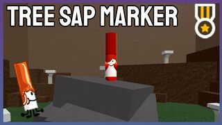 How to find the "Tree Sap" Marker |ROBLOX FIND THE MARKERS
