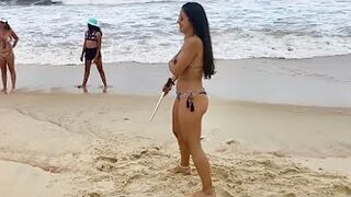 ???????? Rio de Janeiro LEBLON Beach Walk Tour BREZILYA ????