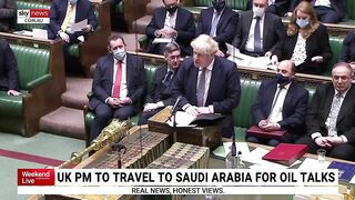 Boris Johnson to travel to Saudi Arabia for oil talks